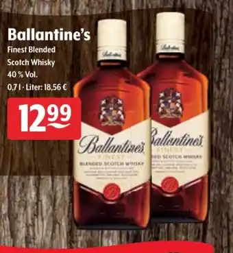 Getränke Hoffmann Ballantine's Finest Blended Scotch Whisky 0,7L Angebot