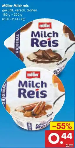 Netto Marken-Discount Müller Milchreis Angebot