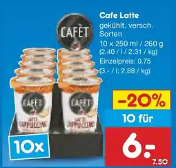 Netto Marken-Discount Cafe Latte Angebot