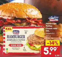 Netto Marken-Discount American Style Hamburger Patties Classic oder XXL Angebot