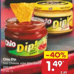 Netto Marken-Discount Chio Dip Hot Cheese oder Mild Salsa Angebot