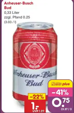 Netto Marken-Discount Anheuser-Busch Bud Angebot
