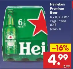 Netto Marken-Discount Heineken Premium Beer Angebot