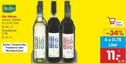 Netto Marken-Discount Bio Weine Angebot