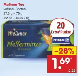 Netto Marken-Discount Meẞmer Tee Angebot