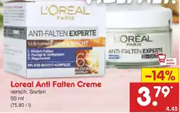 Netto Marken-Discount Loreal Anti Falten Creme Angebot