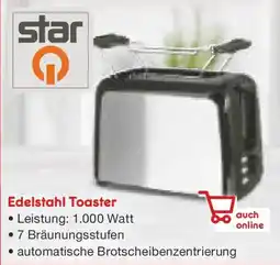 Netto Marken-Discount star Edelstahl Toaster Angebot