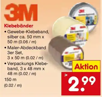 Netto Marken-Discount 3M Klebebänder Angebot