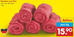 Netto Marken-Discount Rouladen vom Rind Angebot