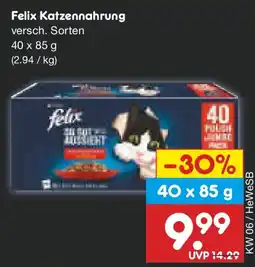 Netto Marken-Discount Felix Katzennahrung Angebot