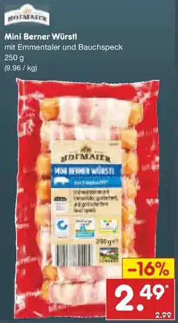 Netto Marken-Discount Mini Berner Würstl Angebot