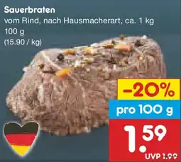 Netto Marken-Discount Sauerbraten Angebot
