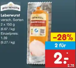 Netto Marken-Discount Leberwurst Angebot