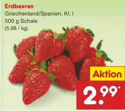Netto Marken-Discount Erdbeeren Angebot
