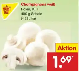 Netto Marken-Discount MARKT TAG Champignons weiß Angebot