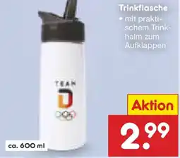 Netto Marken-Discount TEAM Trinkflasche Angebot