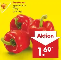 Netto Marken-Discount MARKT TAG Paprika rot Angebot