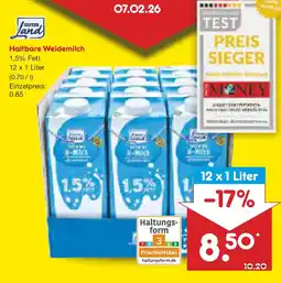 Netto Marken-Discount GUTES Labd Haltbare Weidemilch Angebot