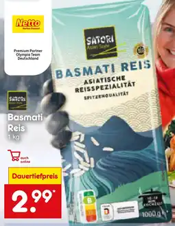 Netto Marken-Discount SATORI Basmati Reis Angebot
