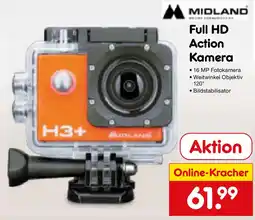 Netto Marken-Discount MIDLAND Full HD Action Kamera Angebot
