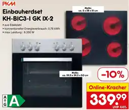 Netto Marken-Discount PKM Einbauherdset KH-BIC3-I GK IX-2 Angebot
