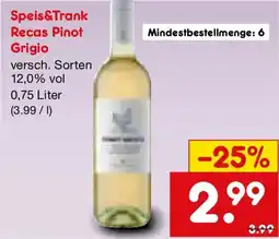 Netto Marken-Discount Speis&Trank Recas Pinot Grigio Angebot