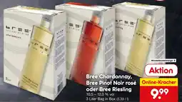 Netto Marken-Discount Bree Chardonnay, Bree Pinot Noir rosé Online-Kracher oder Bree Riesling Angebot