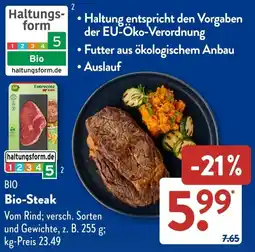 Aldi Süd BIO Bio-Steak Angebot
