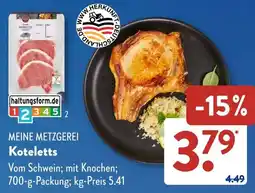 Aldi Süd MEINE METZGEREI Koteletts Angebot