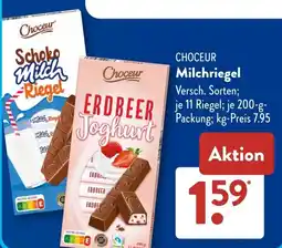 Aldi Süd CHOCEUR Milchriegel Angebot
