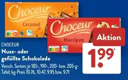 Aldi Süd CHOCEUR Nuss- oder gefüllte Schokolade Angebot