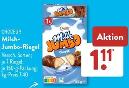 Aldi Süd CHOCEUR Milch Jumbo - Riegel Angebot