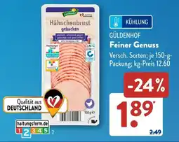 Aldi Süd GÜLDENHOF Feiner Genuss Angebot