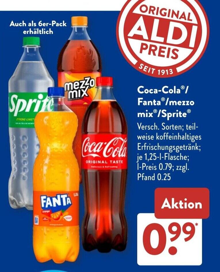 Verwunderlich Aldi Cola Angebot Bilder
