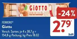 Aldi Süd FERRERO Giotto Angebot