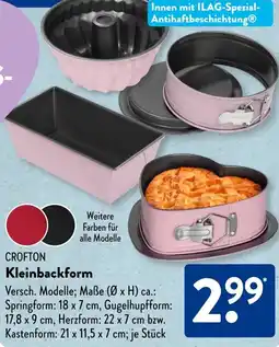 Aldi Süd CROFTON Kleinbackform Angebot