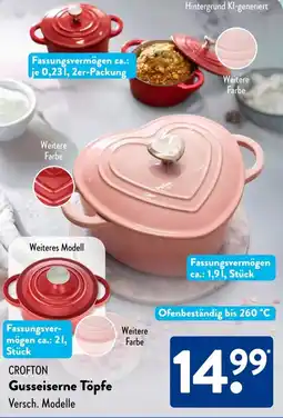 Aldi Süd CROFTON Gusseiserne Töpfe Angebot