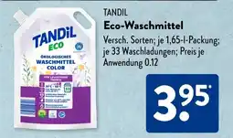 Aldi Süd TANDIL Eco-Waschmittel Angebot