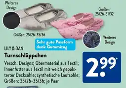 Aldi Süd LILY & DAN Turnschläppchen Angebot