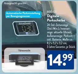Aldi Süd RIDE+GO Digitale Parkscheibe Angebot