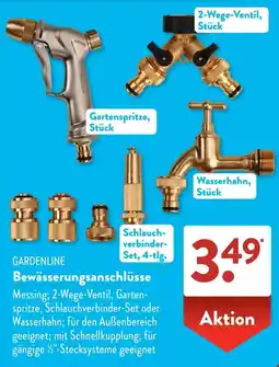 Aldi Süd GARDENLINE Bewässerungsanschlüsse Angebot
