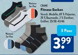 Aldi Süd CRANE Fitness-Socken Angebot