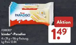 Aldi Süd FERRERO kinder-Paradiso Angebot