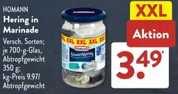 Aldi Süd HOMANN Hering in Marinade Angebot