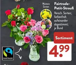 Aldi Süd Fairtrade- Petit-Strauß Angebot