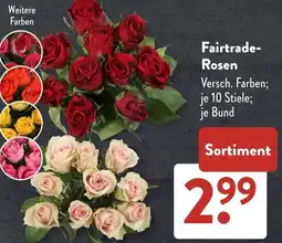 Aldi Süd Fairtrade- Rosen Angebot