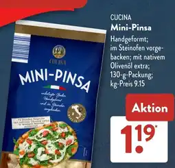 Aldi Süd CUCINA Mini-Pinsa Angebot