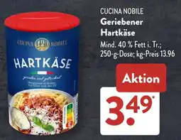 Aldi Süd CUCINA NOBILE Geriebener Hartkäse Angebot