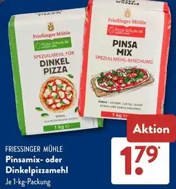 Aldi Süd FRIESSINGER MÜHLE Pinsamix- oder Dinkelpizzamehl Angebot