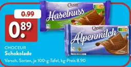 Aldi Süd CHOCEUR Schokolade Angebot